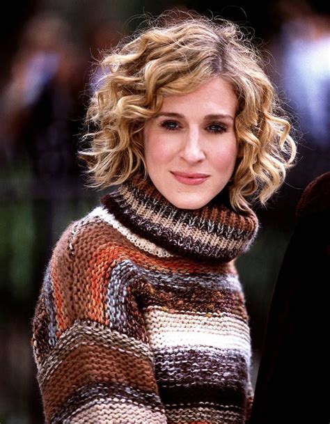 carrie bradshaw short hairstyles|carrie bradshaw curly hair.